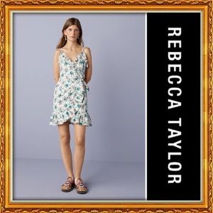 Rebecca Taylor Floral Ruffle Dress